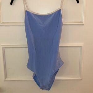 Light Blue & White Yumiko Leotard